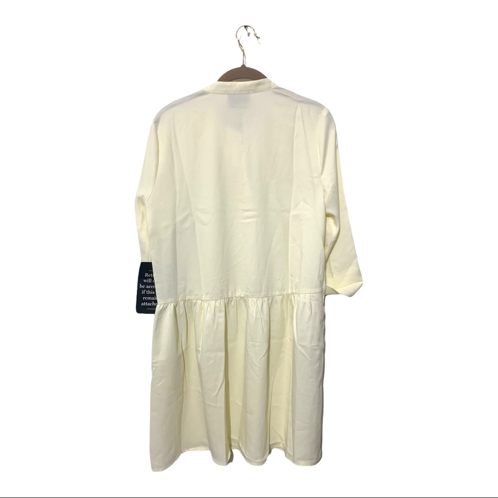 Tuckernuck Cream Button-Front Mini Dress - Picture 6 of 16